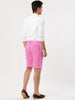 Casual Summer Striped Flat Front Chino Shorts