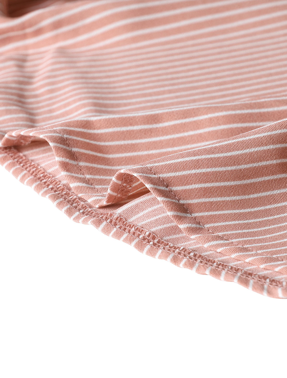 Bublédon Tie Waist Striped Plus Size Sleeveless Button Shirt