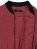 Plus Size Contrast Trim Zipper Pocket Bomber Jacket