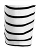 Basic Crew Neck Striped Pullover Long Sleeve Shirt