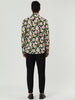 Long Sleeve Aloha Hawaiian Palm Flower Print Shirt