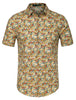 Floral Print Cotton Beach Hawaiian Summer Shirts
