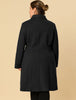 Polyester H Line Winter Single Breasted Coat Jacket