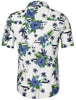 Floral Print Cotton Beach Hawaiian Summer Shirts