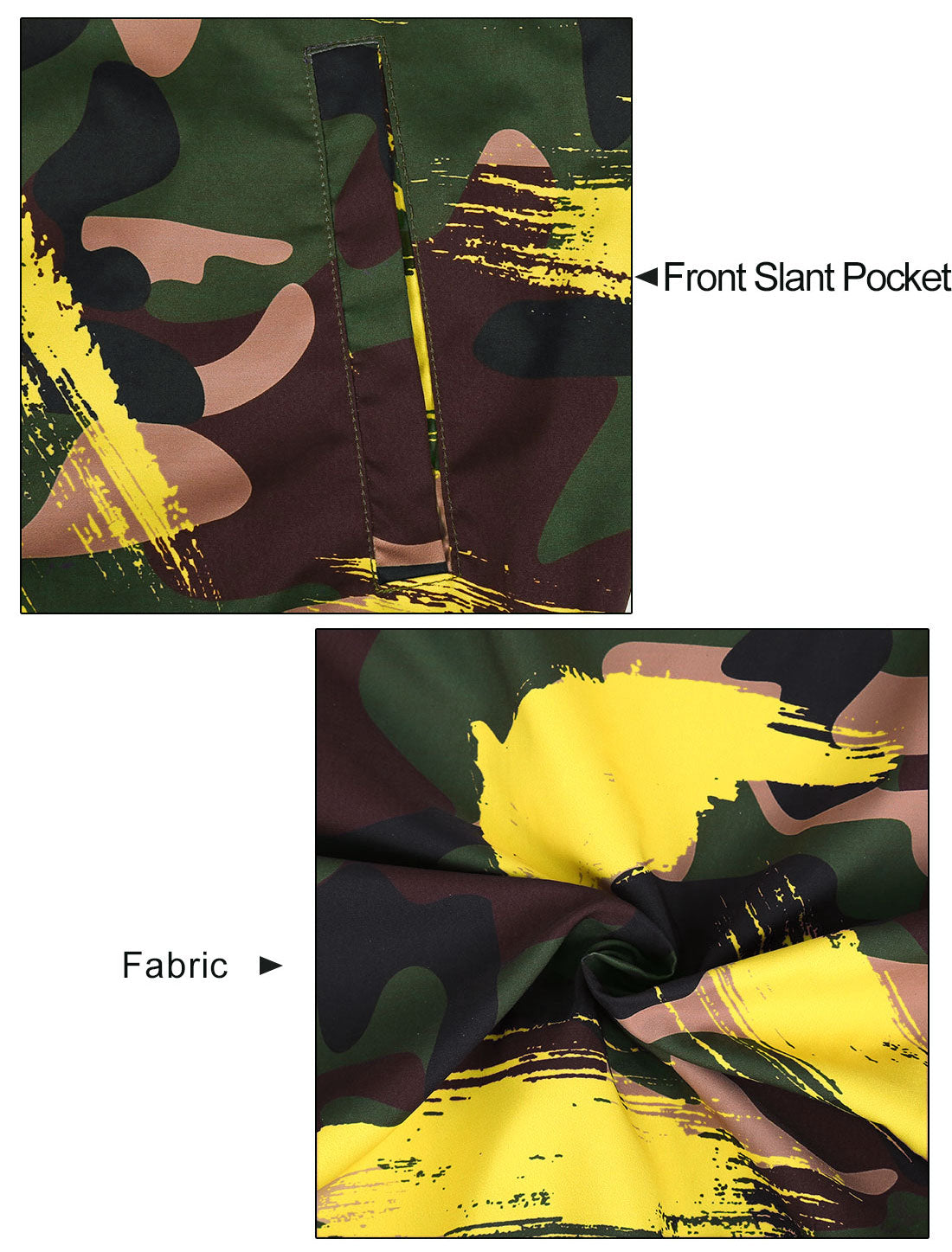 Bublédon Casual Lightweight Floral Print Zipper Bomber Jacket