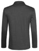 Classic Notched Lapel Solid Long Sleeve Knit Blazer