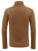 Solid Color Turtleneck Pullover Long Sleeve Shirt