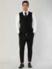 V Neck Sleeveless Two Pockets Button Solid Vest