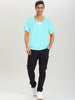 Lightweight Solid Color Zip Up Short Sleeve Hoodies