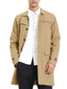 Lightweight Lapel Single Breasted Trench Overcoat