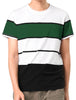 Color Block Striped Round Neck Short Sleeve T-shirt
