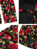 Lightweight Floral Print One Button Prom Suit Blazer