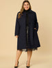 Polyester H Line Winter Single Breasted Coat Jacket