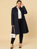 Polyester H Line Winter Single Breasted Coat Jacket