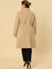 Polyester H Line Winter Single Breasted Coat Jacket