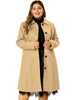 Polyester H Line Winter Single Breasted Coat Jacket