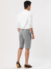 Casual Summer Striped Flat Front Chino Shorts