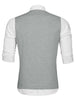 V Neck Sleeveless Two Pockets Button Solid Vest