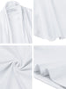 Casual Open Front Irregular Hem Plain Cardigan Vest