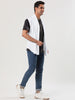Casual Open Front Irregular Hem Plain Cardigan Vest