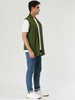 Casual Open Front Irregular Hem Plain Cardigan Vest