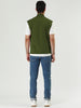 Casual Open Front Irregular Hem Plain Cardigan Vest