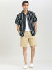 Summer Colorful Striped Short Sleeve Button Shirt