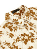 Long Sleeve Aloha Hawaiian Palm Flower Print Shirt