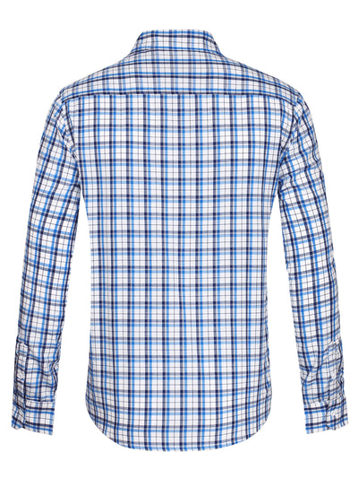 Casual Cotton Plaid Button Lapel Long Sleeve Shirts