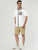 Summer Pocket Short Sleeve Button Floral Print Shirt