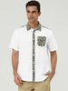Summer Pocket Short Sleeve Button Floral Print Shirt