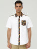 Summer Pocket Short Sleeve Button Floral Print Shirt