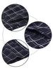 Casual Flat Front Check Business Dress Plaid Pants