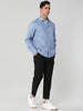 Long Sleeve Aloha Hawaiian Palm Flower Print Shirt