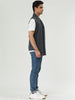 Casual Open Front Irregular Hem Plain Cardigan Vest