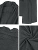 Casual Open Front Irregular Hem Plain Cardigan Vest