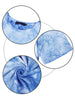 Chic Knit Tie Dye Round Neck Short Sleeve T-shirt