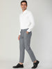 Classic Solid Color Mid Rise Full Length Dress Pants