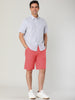 Casual Solid Summer Elastic Waist Capris Shorts