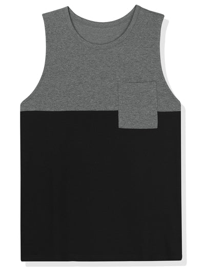 Casual Summer Crew Neck Tank Top Workout Vest