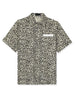 Cotton Relax Fit Leopard Short Sleeve Shirt