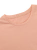Color Block Striped Round Neck Short Sleeve T-shirt