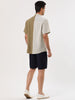 Casual Summer Button Cotton Patchwork Print Shirt