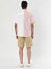 Casual Summer Button Cotton Patchwork Print Shirt