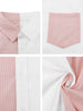 Casual Summer Button Cotton Patchwork Print Shirt