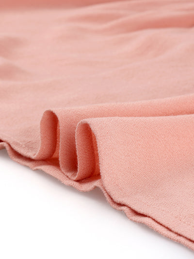 Rayon Peplum Roll Up Sleeve Lace Insert Shirt