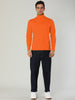 Casual Solid Turtleneck Pullover Long Sleeve Shirt