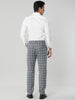 Casual Flat Front Check Business Dress Plaid Pants