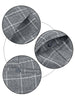 Casual Flat Front Check Business Dress Plaid Pants