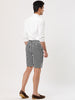 Casual Summer Striped Flat Front Chino Shorts